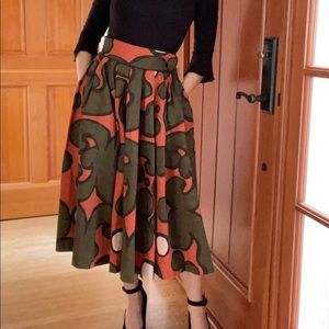 H&M Marimekko Midi Skirt with Pockets